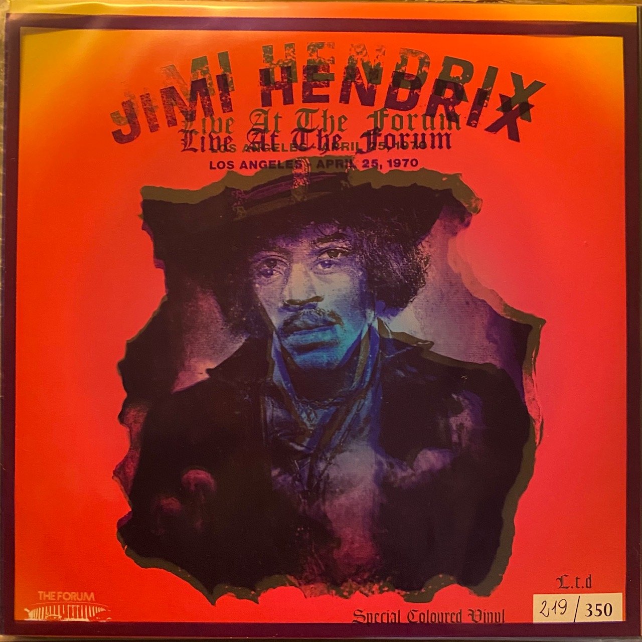 HENDRIX JIMI - LIVE AT THE FORUM, LOS ANGELES, APRIL 25/26 1970 - LIMITED AND NUMBERED EDITION