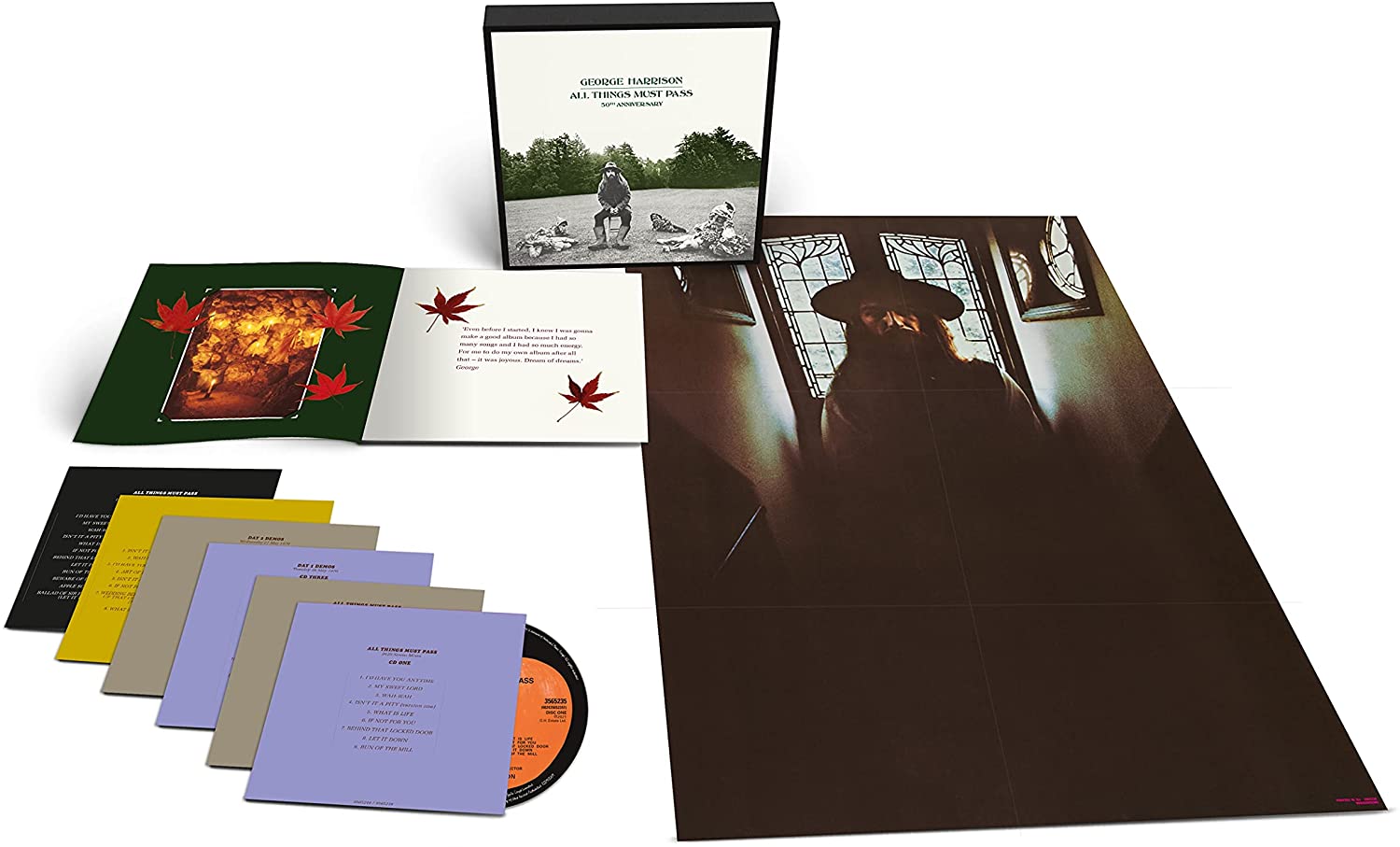 HARRISON GEORGE - All Things Must Pass: 50Th ANNIVERSARY - Super Deluxe 5CD+Blu-Ray+Libro 