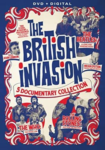 V/A BEATLES / ROLLING STONES / WHO - British Invasion: 5 Documentary Collection