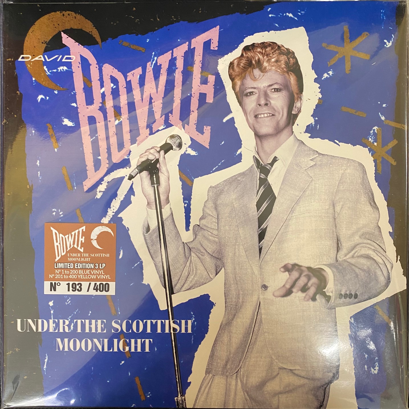 BOWIE DAVID - UNDER THE SCOTTISH MOONLIGHT - MURRAYFIELD STADIUM, EDIMBURGH, SCOTLAND, JUNE 28, 1983 - LTD EDT COLOUR VINYL