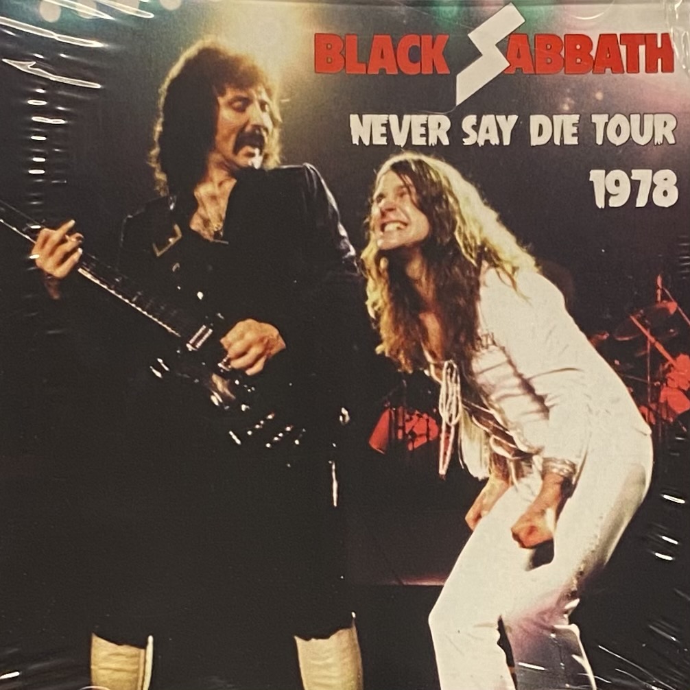 BLACK SABBATH - NEVER SAY DIE TOUR 1978 