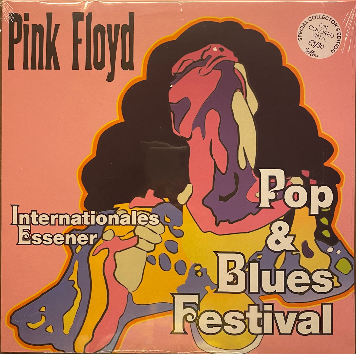 PINK FLOYD - INTERNATIONALES ESSENER POP & BLUES FESTIVAL - COLORED & NUMBERED