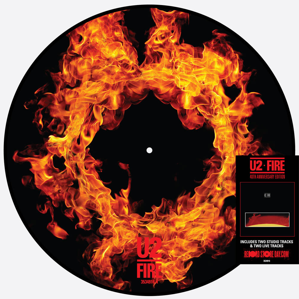 U2 - FIRE - PICTURE DISC - RSD 2021 EXCLUSIVE