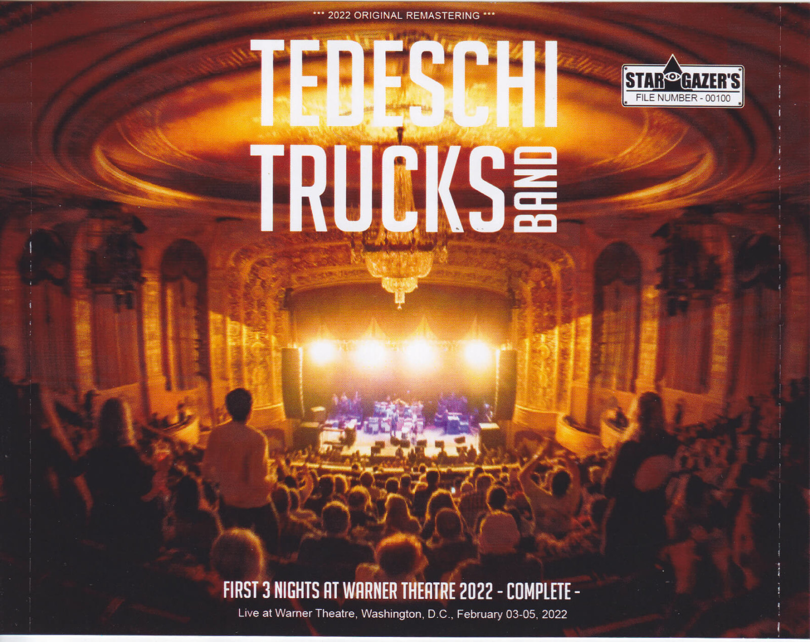 TEDESCHI TRUCKS BAND - FIRST 3 NIGHTS AT WARNER THEATRE: FEBRUARY, 3/5 2022 - LIMITED EDITION
