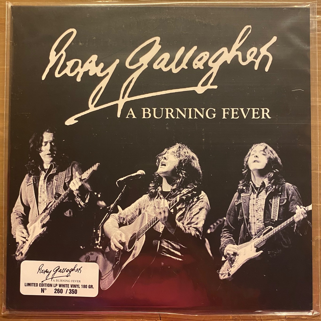 GALLAGHER RORY - A BURNING FEVER - LIMITED COLORED AND NUMBERED