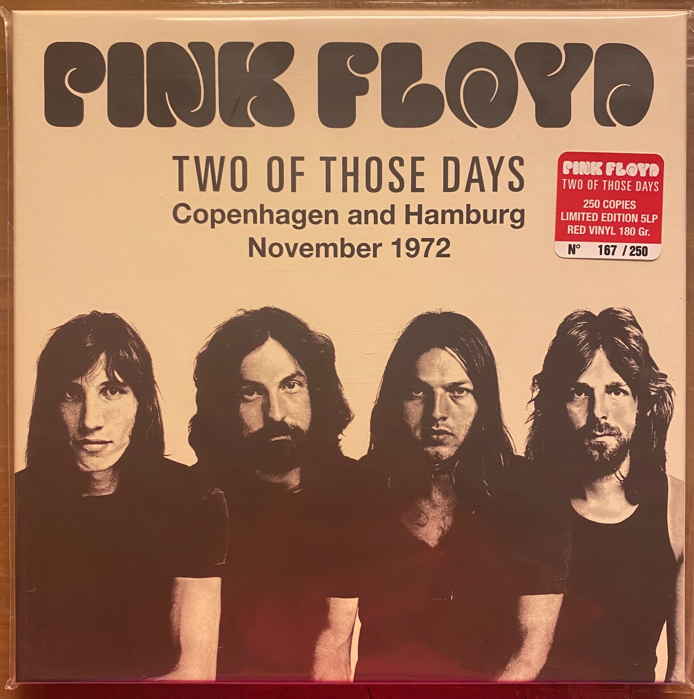 PINK FLOYD - TWO OF THESE DAYS: COPENHAGEN AND HAMBURG 1972 - LIMITED COLORED & NUMBERED