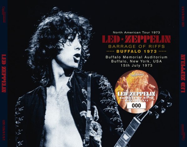 LED ZEPPELIN - BARRAGE OF RIFFS: BUFFALO 1973 - NUMBERED EDITION