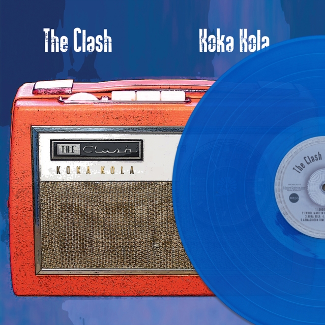 CLASH - Koka Kola - limited edition transparent blue vinyl