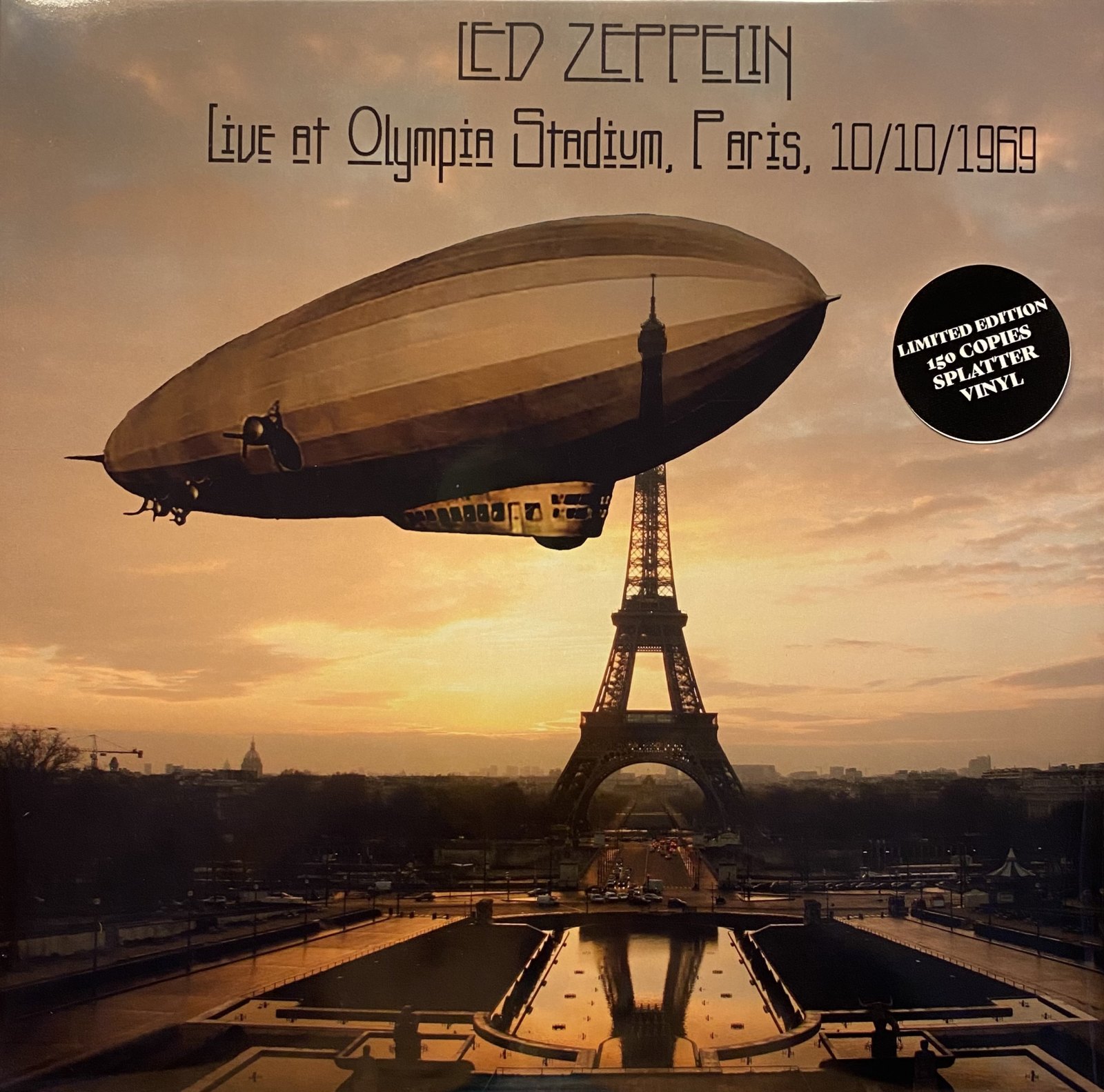 LED ZEPPELIN - LIVE AT L'OLYMPIA STADIUM, PARIS, 10/10/1969 - SPLATTER VINYL