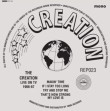 CREATION - LIVE ON TV 1966-67